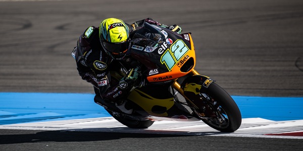 Caduta e colpo alla testa: GP di Assen già finito per Filip Salac