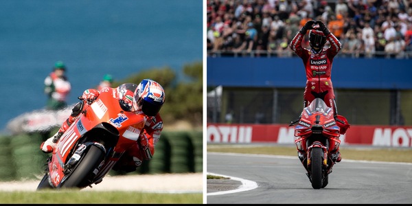 Pecco Bagnaia fa 23 in Ducati ed eguaglia Casey Stoner