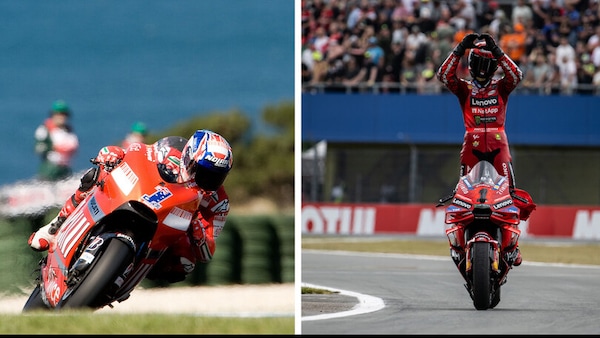 Pecco Bagnaia fa 23 in Ducati ed eguaglia Casey Stoner