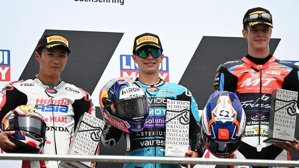 Moto3, GP Germania: sesta vittoria per Alonso, Lunetta cade ma affascina
