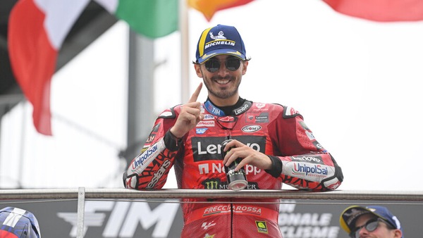 GP Germania, Bagnaia: "L'ultima vittoria da scapolo! Sono stato bravo a mettere pressione a Martin"