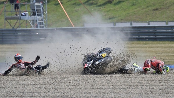 SBK Most, Petrux: "Gardner mi ha schiacciato a panino con Bautista"