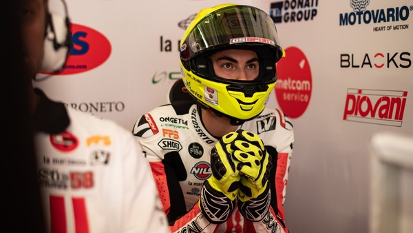 Moto3, infortunio in allenamento: niente Silverstone per Lunetta