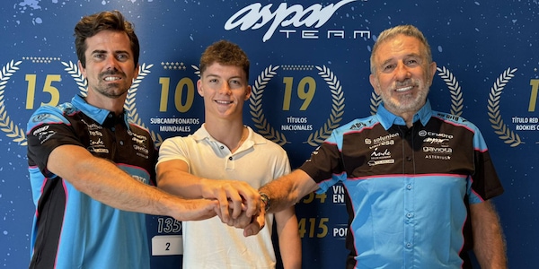 Moto2, il team Aspar promuove Daniel Holgado dalla classe cadetta