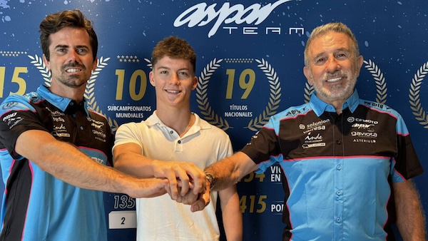 Moto2, il team Aspar promuove Daniel Holgado dalla classe cadetta