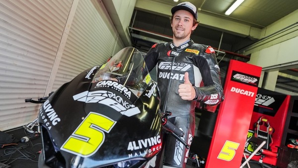 Primi giri con la Panigale V2 per Oettl: “Devo riadattarmi alla Supersport”