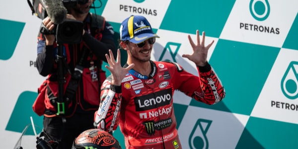 MotoGP: Pecco Bagnaia a quota 10 vittorie, come lui solo altri cinque piloti