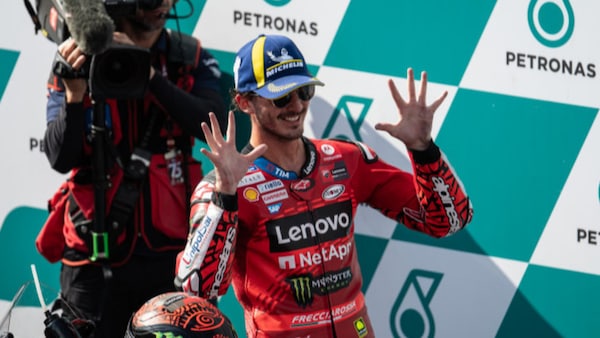 MotoGP: Pecco Bagnaia a quota 10 vittorie, come lui solo altri cinque piloti