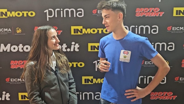 Moto3, Lunetta: “Primo podio ad Aragon speciale. Pecco? Tifo per lui” | EICMA 2024