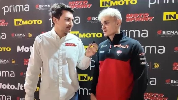SSP, Huertas: “Andrò in Moto2 senza illudermi, ma sogno la MotoGP” | EICMA 2024