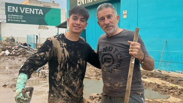 David Alonso campione anche fuori dalla pista: a Valencia per aiutare la comunità