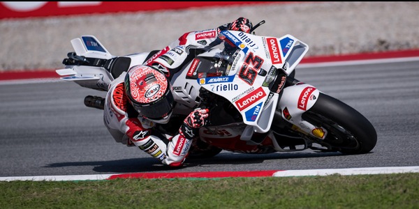 MotoGP Test Barcellona, Bagnaia: “Sulla GP25 ho avuto le stesse sensazioni di Marc”