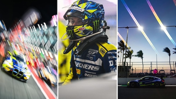 Valentino Rossi chiude un'ottima stagione sulle auto in Arabia Saudita