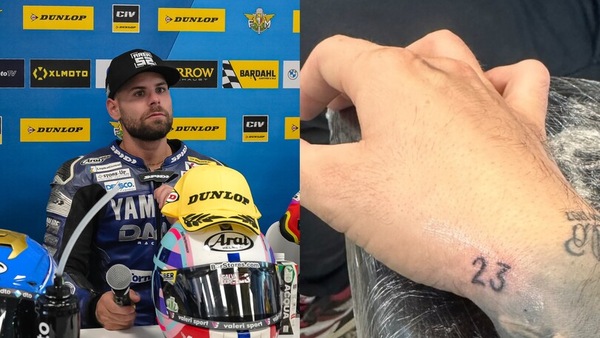 Delbianco omaggia Salvadori: “Sulla mia manopola destra per sempre”