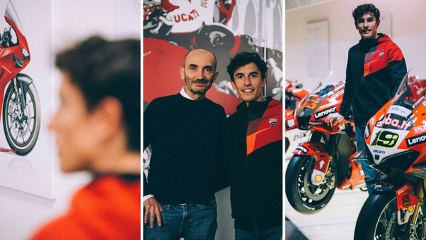 MotoGP: Marc Marquez, primo contatto con la storia Ducati