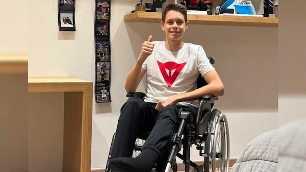 Moto3, tegola per Guido Pini: frattura alle gambe in allenamento