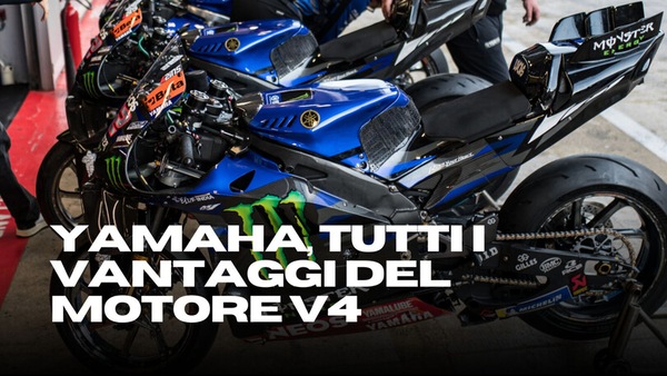 MotoGP: Yamaha, tutti i vantaggi del motore V4