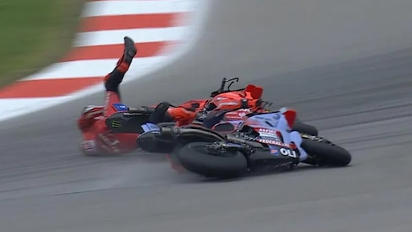 MotoGP, Bagnaia Vs Marquez: un video svela le tensioni di Portimao