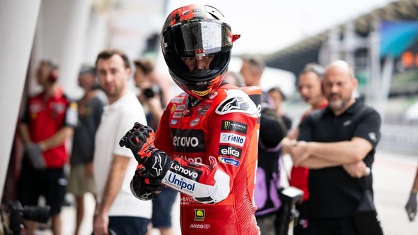 MotoGP test Sepang, Bagnaia: "Il nuovo motore? Ancora non al livello della GP24"