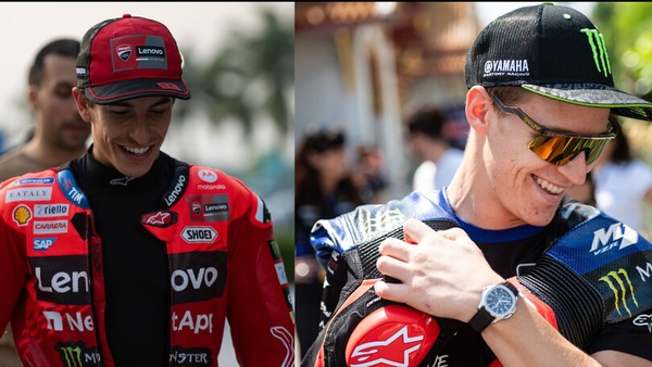 MotoGP, Quartararo fa uno scherzo a Marquez e lo richiama ai box