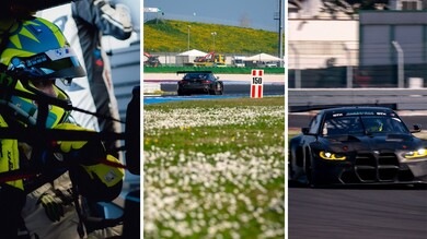 Valentino Rossi a Misano per i test con il team WRT