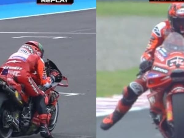 MotoGP, Pecco perde il controllo in partenza
