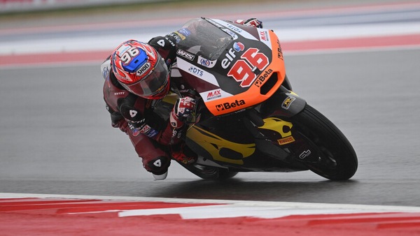 Moto2 FP1: Jake Dixon brilla sul bagnato di Austin, quarto Celestino Vietti