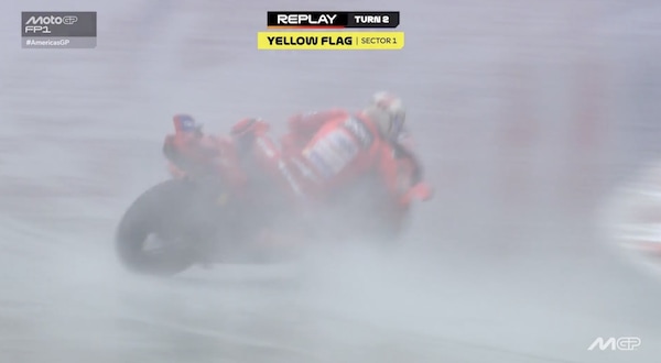 MotoGP: il brutto high side di Marc Marquez in Texas