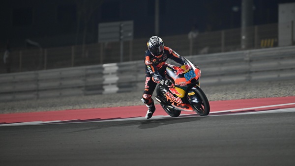 Moto3, risultati delle PR GP Qatar 2025: Rueda primo, 5 italiani in Q2
