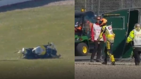 SBK Assen, tremenda caduta per Iannone: moto distrutta