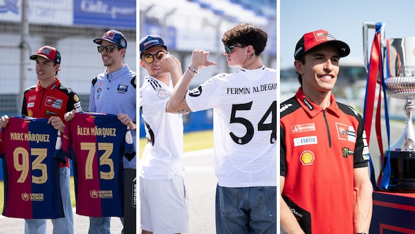 MotoGP e El Clásico, i fratelli Marquez contro Aldeguer e Fernandez: Barcellona VS Real Madrid