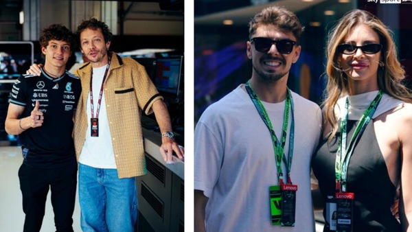 MotoGP & F1 a braccetto: Rossi e Di Giannantonio ospiti speciali a Imola