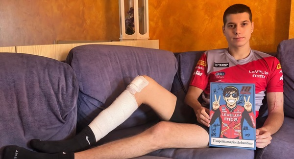Moto3, Bertelle torna sui social: “Sono stati giorni molto difficili per me”