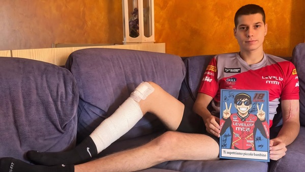 Moto3, Bertelle torna sui social: “Sono stati giorni molto difficili per me”