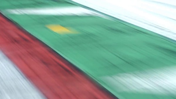 Il test di Pecco Bagnaia sulla Lamborghini Temerario