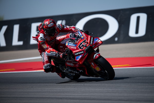 MotoGP, Bagnaia: “Anche con la nuova forcella abbiamo gli stessi problemi”