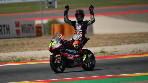 Moto3, GP Aragon: Muñoz vince al fotofinish, Lunetta quinto