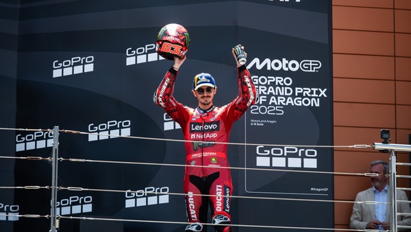 MotoGP, Tardozzi: “Il terzo posto di Pecco ad Aragon è come una vittoria”