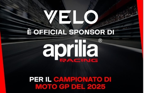 VELO e Aprilia Racing insieme per il MotoGP Championship 2025