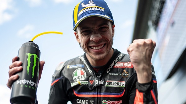 MotoGP del Mugello per Bezzecchi: "La vittoria di Simoncelli, i caschi di Rossi"