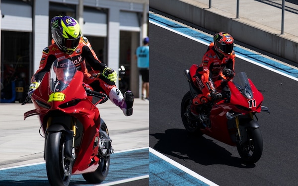 Primi chilometri al Balaton per Bulega e Bautista: le foto