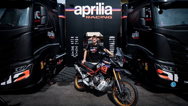 Cerutti e Aprilia insieme sino al 2027: "Vincenti nei Rally, col metodo MotoGP"