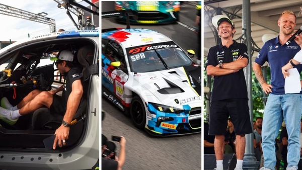 Valentino Rossi alla 24h di SPA, con lui anche Magnussen: tutte le foto