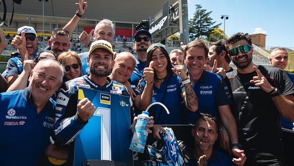 CIV SBK, Delbianco inarrestabile: dominio assoluto in Gara 1 a Vallelunga