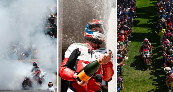 Carl Fogarty celebra la sua carriera a Goodwood