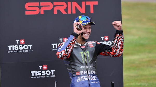 GP Germania, Quartararo: “Non mi aspettavo il podio neanche con il bagnato”