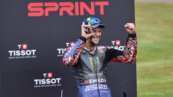 GP Germania, Quartararo: “Non mi aspettavo il podio neanche con il bagnato”