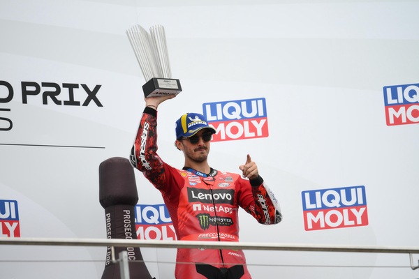 MotoGP Germania, Bagnaia: "La gara di ieri mi è rimasta in mente. Fare sempre terzo non mi piace"