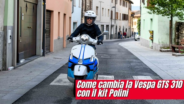 Come cambia la Vespa GTS 310 con il kit Polini
