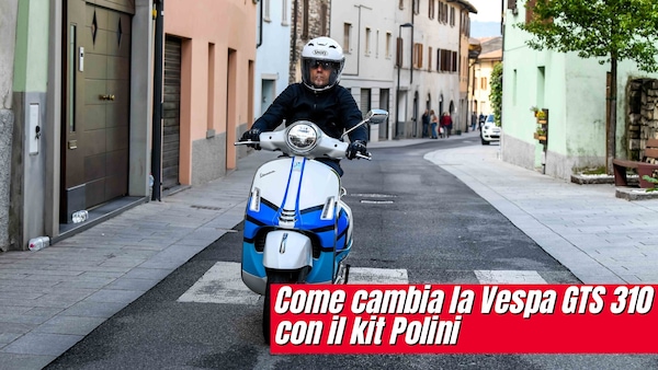 Come cambia la Vespa GTS 310 con il kit Polini